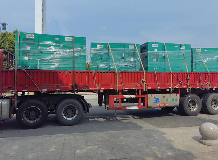 昆山某公園玉柴2臺(tái)50kw 75KW 120kw現(xiàn)場(chǎng)安裝合格
