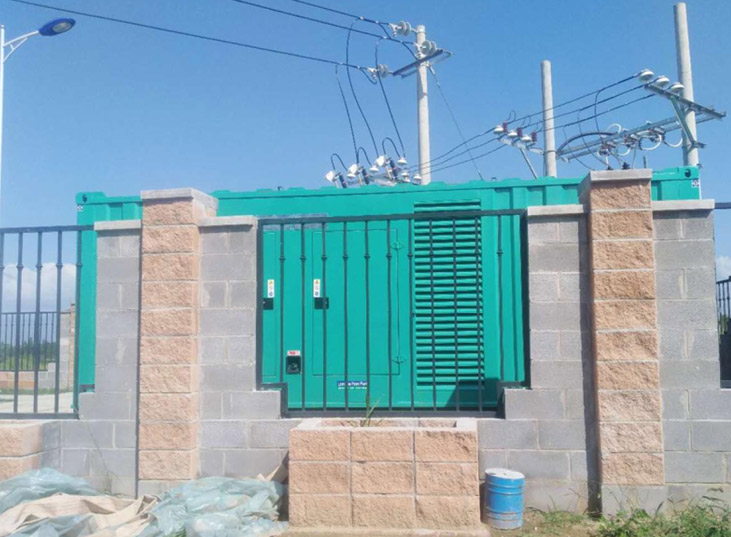 河北水廠(chǎng)定制6米集裝箱發(fā)電機(jī)組